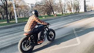 Cafe Racer 125 Romet Ogar Legend Custom Scrambler Caffe Scmb 125cc kat B Stylish made i Wroclaw [upl. by Haleelahk132]