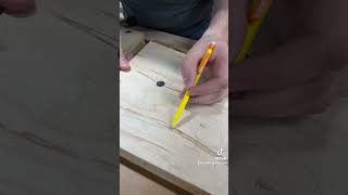 How a pro furniture maker repairs natural and artificial defects diy woodworking wood woodwork [upl. by Atnad]