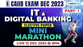 CAIIB Exam Dec 2023  CAIIB IT and Digital Banking 2023  Elective Paper  Mini Marathon  Part1 [upl. by Sigismond222]