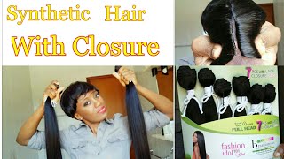 FASHION IDOL 101 by sleek 7pcs with lace closure hair review [upl. by Bernt511]