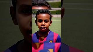 Lamine Yamal Young DNA La Masia Barcelona shortfootball historycluball lamineyamal [upl. by Gnay]