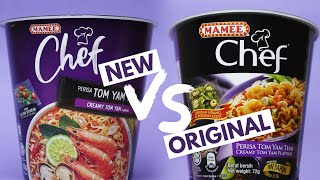 Which Is Better Mamee Chef Creamy Tom Yam Review [upl. by Fujio]