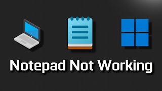 Notepad app Not Working or Not Opening on Windows 11  10 [upl. by Rosenkranz]