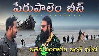 PERUPALEM BEACH  Ap Best Beach  Beach Vlog  Perupalem  vihari express [upl. by Jermyn305]