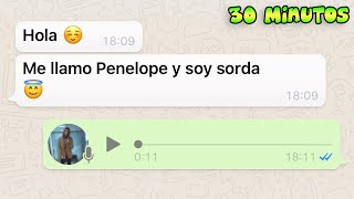 30 MINUTOS de Las Conversaciones MAS GRACIOSAS de WhatsApp 🤣📲 [upl. by Enaffit]