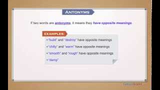 What are Antonyms Grammar for Kids [upl. by Nauaj]