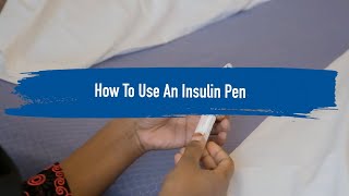 How To Use an Insulin Pen for Gestational Diabetes Somali Language [upl. by Aidualc439]