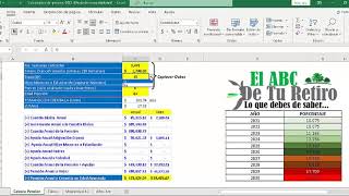 Simulador de pension excel ley 73 año 2023 [upl. by Marne]