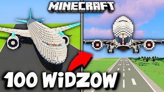 Dałem 100 WIDZOM PÓŁ GODZINY na zbudowanie NAJWIĘKSZEGO LOTNISKA w HISTORII MINECRAFT [upl. by Yerxa]