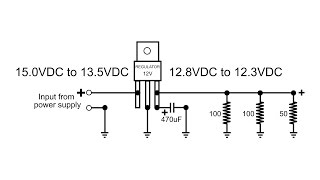 12 VDC Voltage Regulator how does it function in circuit [upl. by Tymothy]