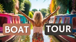 Narrowboat TOUR a TINY Home WalkThrough with May [upl. by Amleht464]