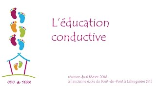 L’éducation conductive– CEC du Tarn la Maison des Petits Pas [upl. by Ahsal129]