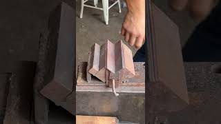 Forging the ferrules for the woodworking gouges… madeinusa [upl. by Daryl775]