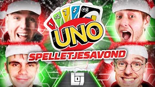 LOGS5  SPELLETJESAVOND KERSTSPECIAL  UNO met Dylan Jeremy Joost en Kaaklijn [upl. by Okimat544]