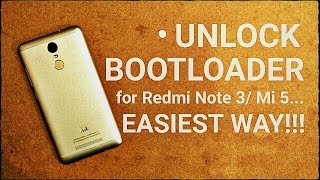 How to Unlock Bootloader Redmi Note 3 StepByStep OFFICIAL Method [upl. by Aramoy]