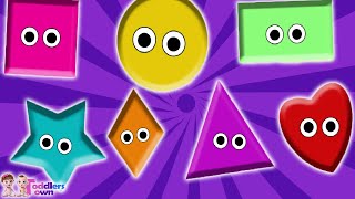 The Shapes Song  Nursery Rhymes  Shapes Nursery Rhymes With Lyrics [upl. by Tome]