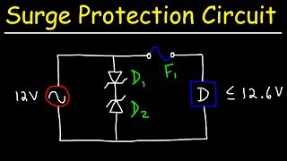 High Voltage Surge Protection Transient Suppressor Circuit Using Zener Diodes amp Fuses [upl. by Tab89]