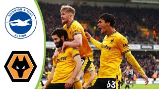 Brighton vs Wolverhampton  Extended Highlights amp All Goals 2024 HD [upl. by Aleinad]