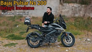 Bajaj Pulsar Ns 200 İnceleme Kullanıcı Deneyimi [upl. by Faustena105]