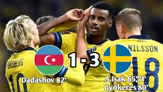 Azerbaijan vs Sweden 13 Highlights  UEFA Nations League 2024 eFootball Game Play [upl. by Oihsoy]