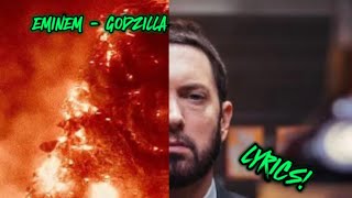 Godzilla MV  Godzilla  Eminem ONLY THE FAST PART With Lyrics [upl. by Harleigh]