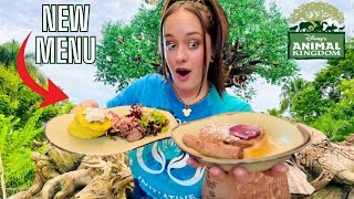 Disneys Animal Kingdom NEW FOOD  PANDORA Breakfast At Satuli Canteen In Disney World [upl. by Saref]