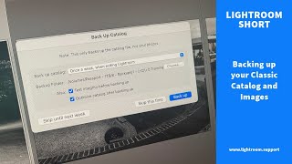 Lightroom Classic Backup your Catalog and Images integrate with Dropbox OneDrive and others [upl. by Sitrik876]