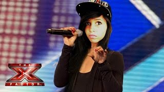 DHINCHAK POOJA IN X FACTOR AUDITIONS  Judges Cant Stop Laughing [upl. by Hcra102]