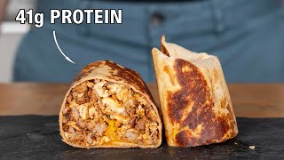 I Made A Breakfast Burrito With 41g Of Protein [upl. by Fiedler59]