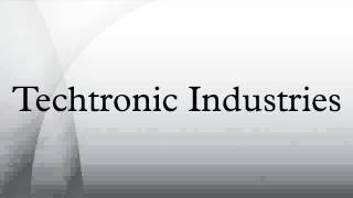 Techtronic Industries [upl. by Jeddy]