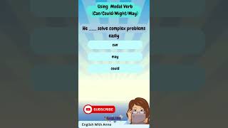 How to use Modal Verb CanCouldMightMay Learning English With Anne shorts english study [upl. by Craggy]