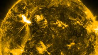 NASA  Massive Solar Flare gets HD Close Up [upl. by Athelstan]