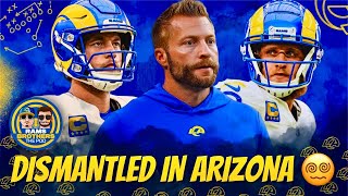 LIVE REACTION Rams Get Dismantled by Cardinals in Arizona  Kupp Hurt San Francisco Next [upl. by Aleda]