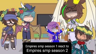 Empires smp season 2 react to empires smp season 1  part 2 [upl. by Aihseya]