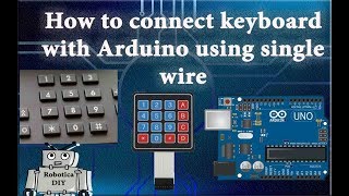 Arduino Tutorial 19 How to connect keypad with Arduino using single wire [upl. by Orabla11]