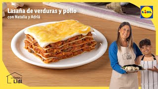 Lasaña de verduras 🫑🥕  Recetas con verduras  Lidl España [upl. by Kele]