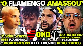 JOGADORES do ATLÉTICO MG REVOLTADOS quotNOS LIVRAMOS DE UMA GOLEADA do FLAMENGO no MARACANÃquot [upl. by Alleris]