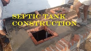 Septic tank slab construction  watch civiltechconstructions [upl. by Maag105]