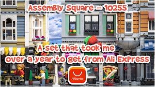 AliExpress Cheap Fake Lego Review  Assembly Square  10255 THIS TOOK ME OVER A YEAR TO GET [upl. by Mialliw669]