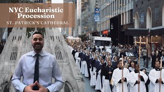 Eucharistic Procession in New York City ￼ [upl. by Nuawad]