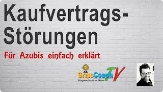 KAUFVERTRAGSSTÖRUNGEN ✅ einfach erklärt ⭐ GripsCoachTV [upl. by Htebasil]