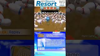 bowling 100 pin game  Wii Sports Resort minigames  mainin game [upl. by Andri]