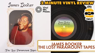 2 Minute Vinyl Review 12  James Booker  The Lost Paramount Tapes 1973 [upl. by Eydnarb]