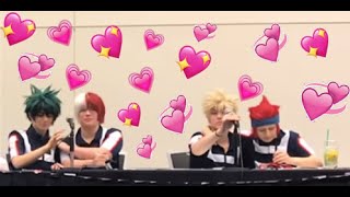 All Tododeku and KiriBaku Moments In The 2018 BNHA Panel [upl. by Ridglea8]