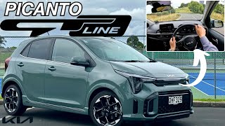 Kia Picanto 2024 Facelift│NZ POV Drive Review│GTLine 125L│83hp 122Nm│ [upl. by Gerianna]