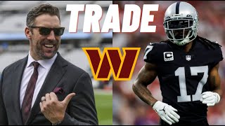 RUMOR Washington Commanders Looking To Add A WR Like Davante Adams Or Diontae Johnson [upl. by Mckay]