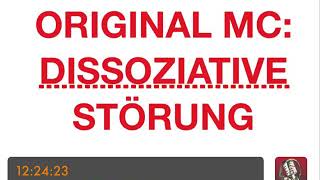 PSYCHOTHERAPIE AUSBILDUNG  Original MC Dissoziative Störung [upl. by Jamnes]