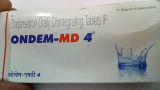 Ondem 4 MG Tablet MD Uses Dosage Side Effects Composition in hindi [upl. by Oznerol]