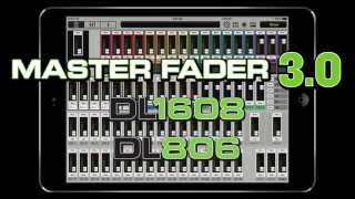 Mackie DL Series Digital Live Mixers  Introducing Master Fader v30 [upl. by Lyontine]