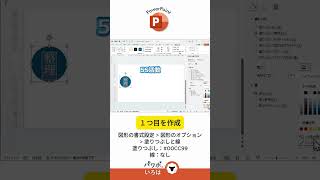 パワポで超目立つ袋文字の作り方！ パワーポイント デザイン [upl. by Niveek995]